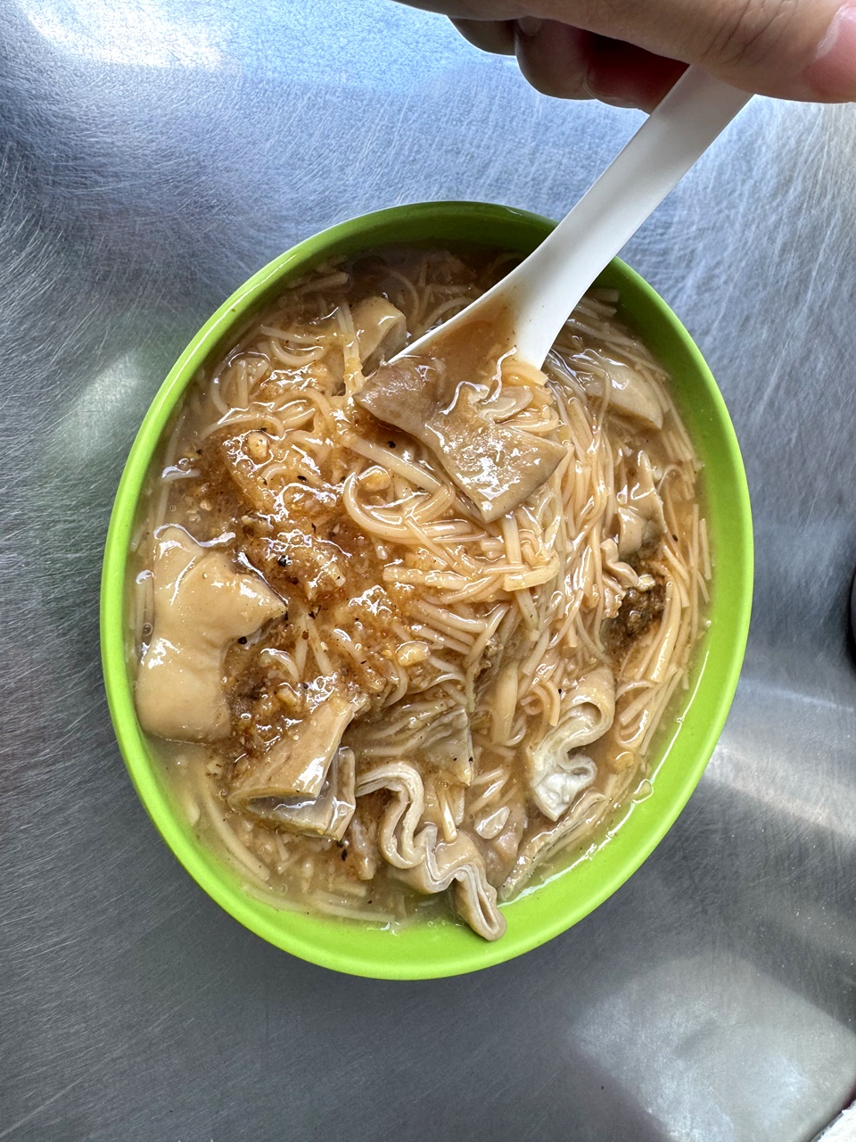【大安食記】東區紅麵線(原四維紅麵線地址),湯頭豐富的麵線,大腸超入味,近成功國宅(菜單) - 第1張圖