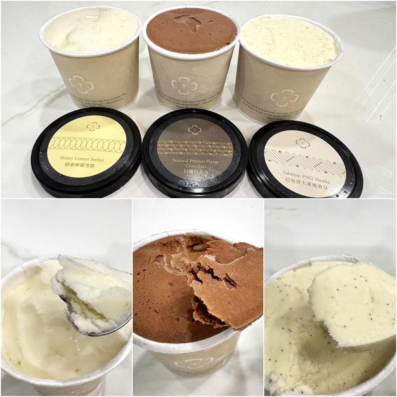 【宅配甜點】creammm.t 家常檸檬塔、司康組合、三溫堂蝴蝶酥、栗子千層派、經典風味冰淇淋-近全商品開箱與心得，奶蛋素友善，台中市十大伴手禮首獎